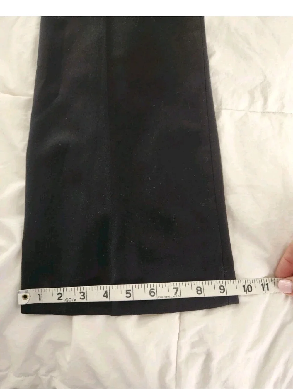 J.Crew City Fit Super 120s Wool Dress Pants Black Women's 6 Tall Career